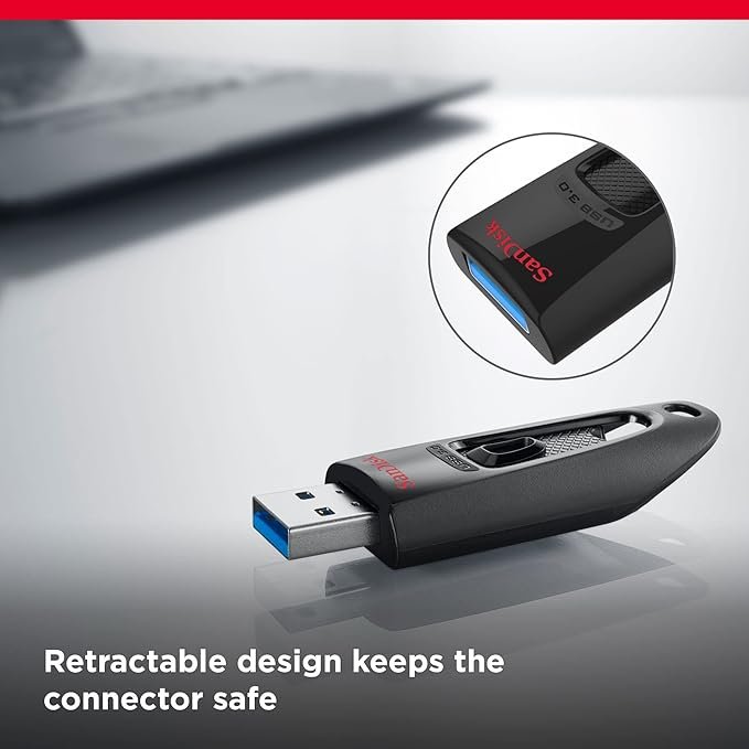SanDisk Ultra USB 3.0 256GB Flash Drive - Gambar 2