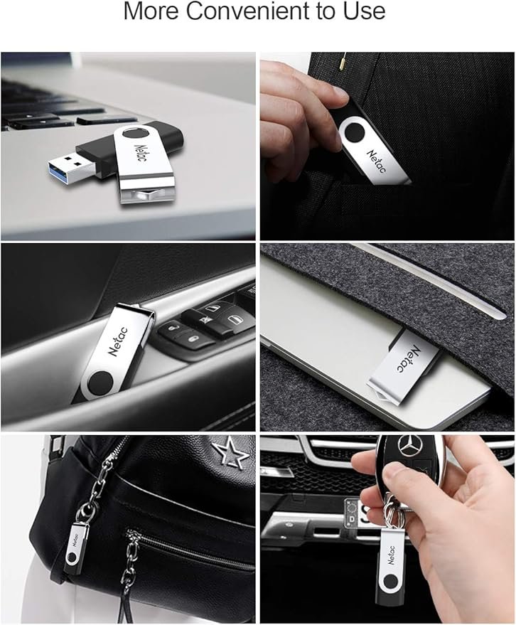 Netac 64GB USB 2.0 Flash Drive - Gambar 2